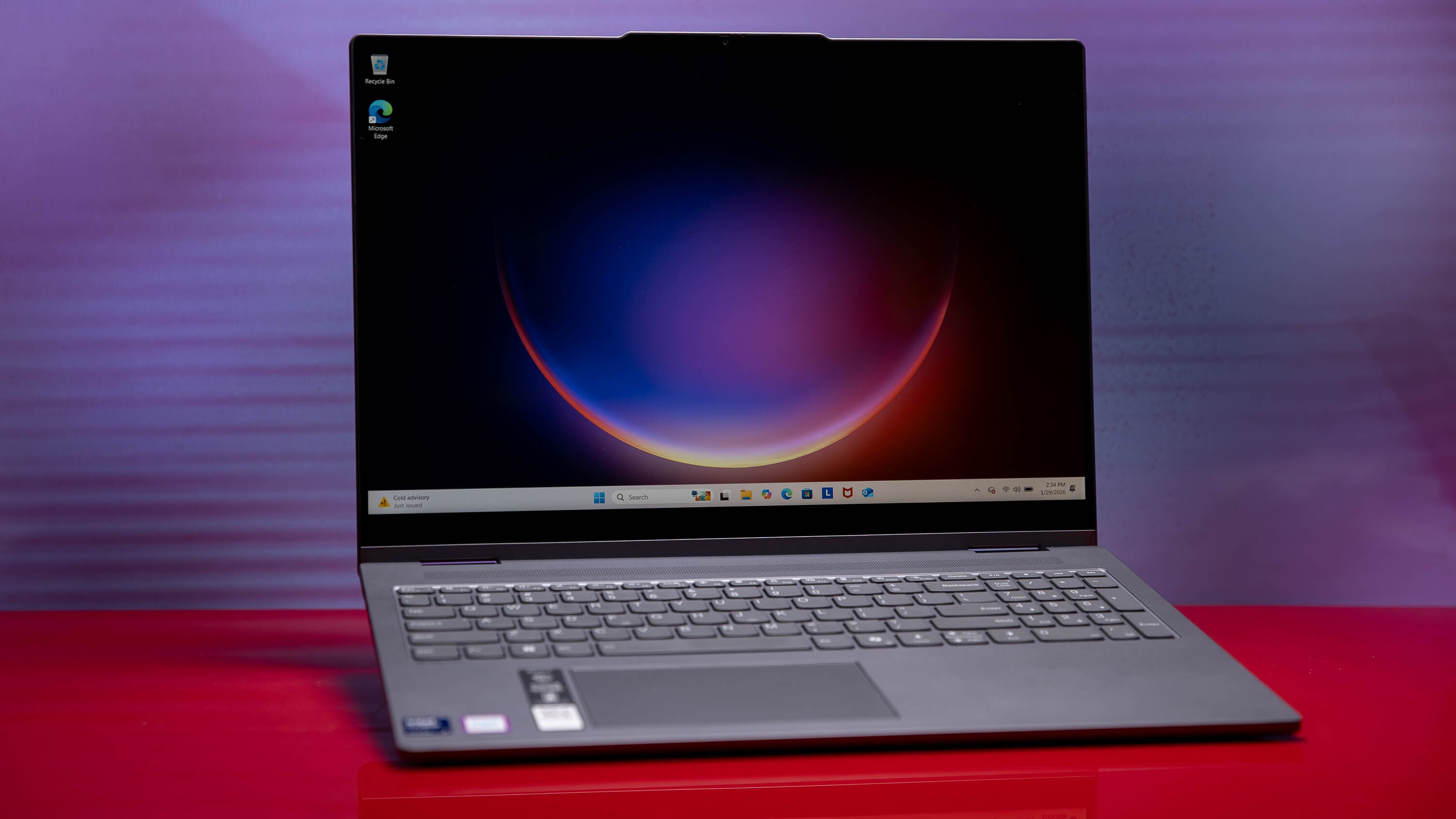 A side profile shot of the Lenovo IdeaPad 5i 5i 2-in-1 16 showing its 360-degree rotating hinge.