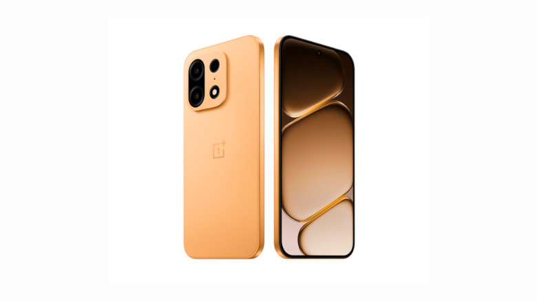 Front and rear view of the OnePlus Turbo 6X Pro illustrating its display and camera housing.