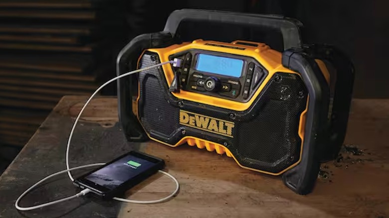 DeWalt 12V/20V Max Bluetooth Jobsite Radio unit.