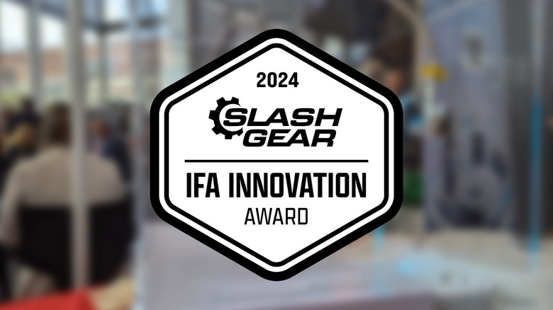 The SlashGear IFA 2024 Innovation Award seal.