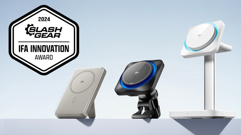 ESR Qi2 wireless chargers with active cooling components visible.