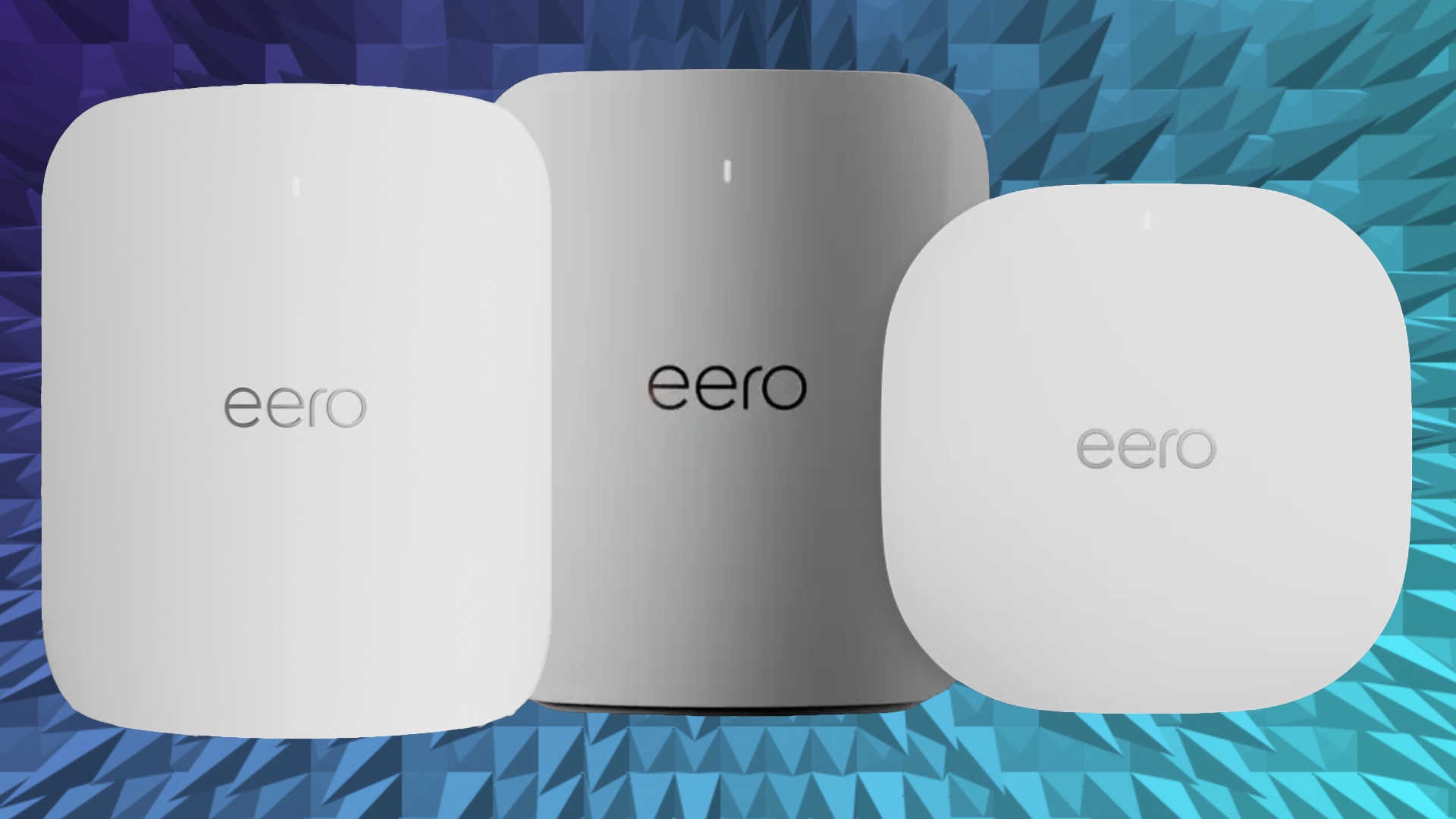 Close-up of the Eero Max 7's sleek industrial design.