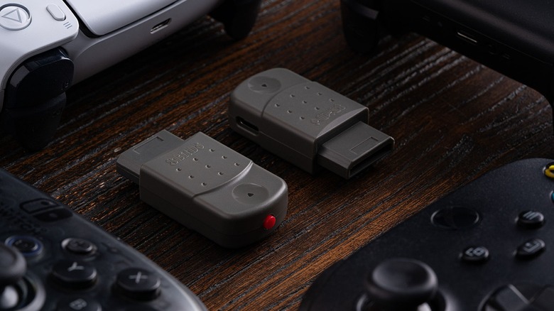 8BitDo's Saturn and Genesis Retro Receiver wireless adapter.