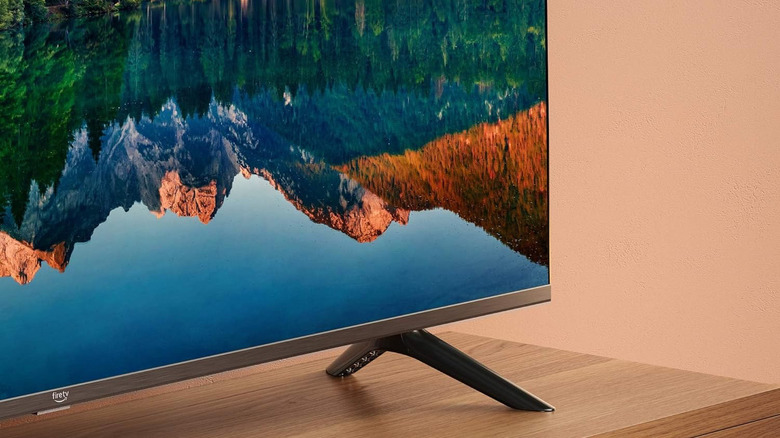 A close-up of the Amazon Fire TV 4-Series showing sharp 4K detail.