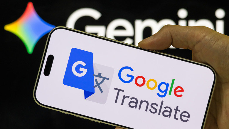 A close-up of a smartphone screen showing the Google Translate icon.